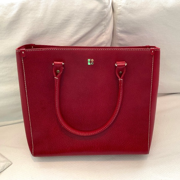 Kate Spade Handbags - Kate Spade Red Leather Tote